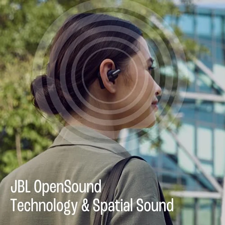 JBL Sense Pro Open-Ear-Kopfhörer, Freisprechfunktion, A2DP Bluetooth, IP54, 38 Stunden Akkulaufzeit, ergonomisches Design – Bild 2