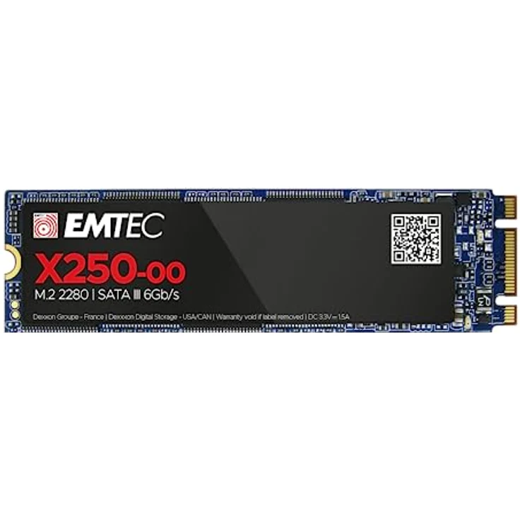 Emtec ECSSD2TX250 interne SSD – 2,5 Zoll – SATA – Kollektion X250 Power Plus – 3D NAND – 2 Tera – Bild 1
