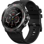 Stratos Zeblaze 2, Smartwatch mit 1,3-Zoll-AMOLED-Display, 25 Tage Akkulaufzeit, IP68 wasserdicht und integriertes GPS, schwarz