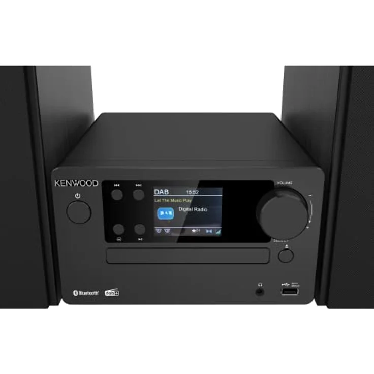 KENWOOD M-725DAB-B - Micro HiFi-System mit DAB+, CD, USB, Bluetooth und TFT-Display, Midnight Black – Bild 3