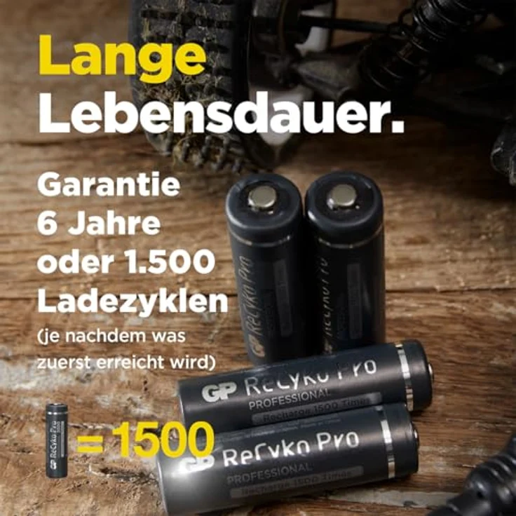 GP ReCyko+ PRO 4 Akkus AAA Micro Akku – Bild 4