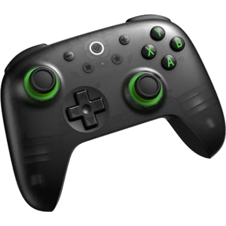 8BITDO Ultimate 2C Wireless T Gaming Controller, Transparent schwarz, Bluetooth, anpassbare Schnellauslöser, Hall-Effekt-Joysticks, Vibrationsfeedback für Nintendo Switch 2 – Bild 2