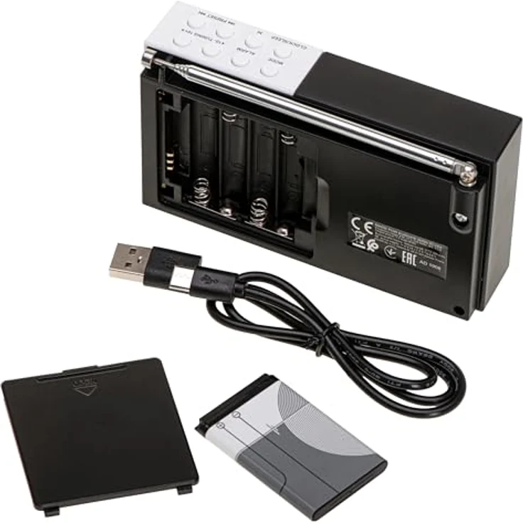 ADLER EUROPE AD 1908 Digitalradio, PLL AM/FM mit Bluetooth 5.0, USB-/SD-Wiedergabe und 20 Speicherplätzen für FM-Sender – Bild 5