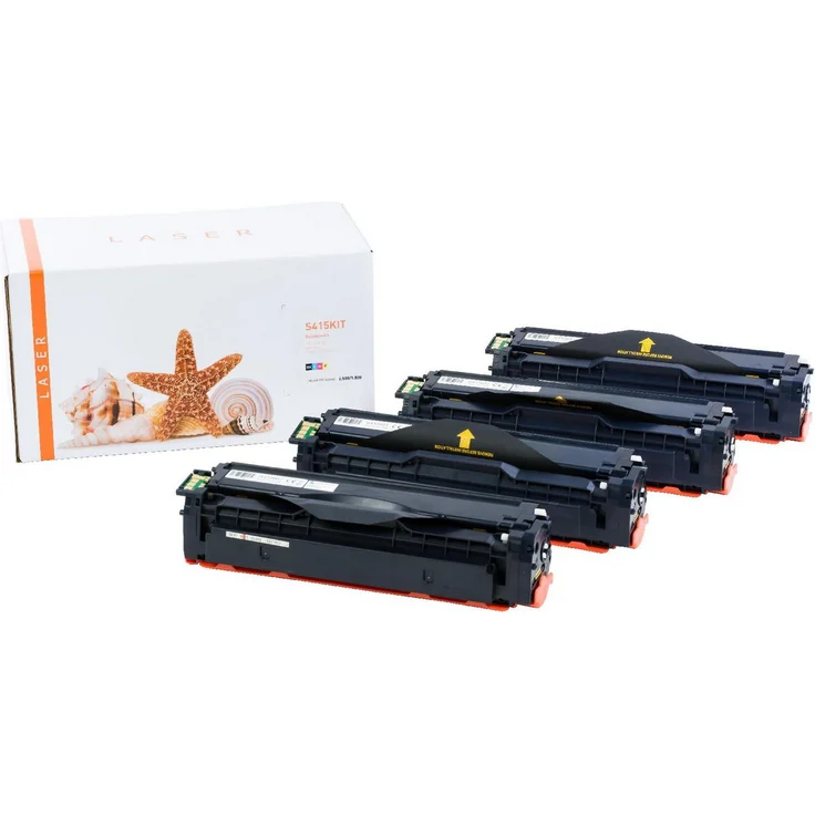 Supplies Germany Tonerkartusche MultiPack Bk,C,M,Y, 2.500 Seiten Schwarz / 1.800 Seiten Cyan, Magenta, Gelb, kompatibel mit Samsung Druckern