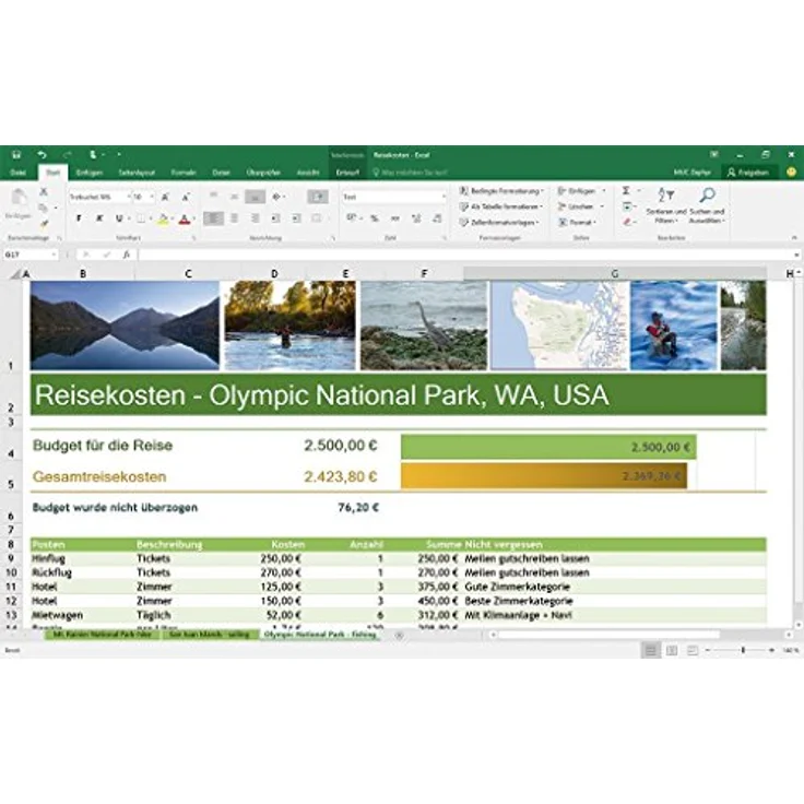 Microsoft Office 2016 Home and Business, Büroanwendungssoftware für Windows/Mac mit Word, Excel, PowerPoint, OneNote und Outlook – Bild 6