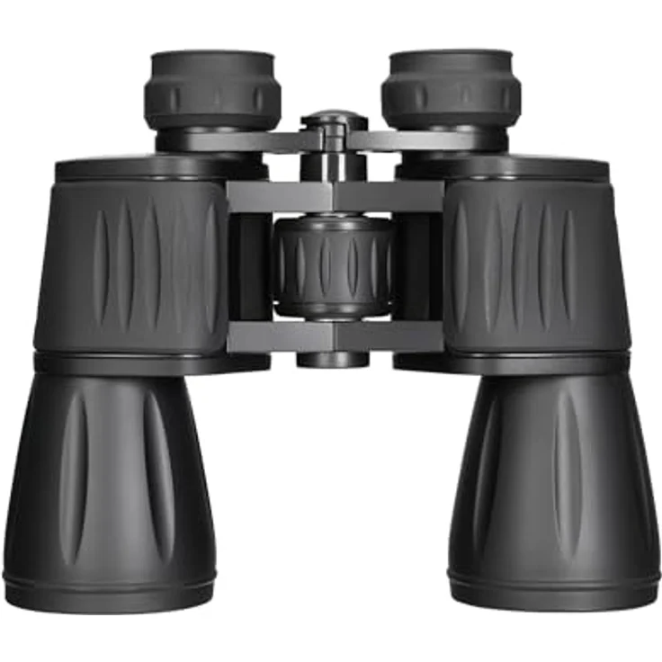 Levenhuk New Atom 20x50 Fernglas, 20x Vergrößerung, 50mm Objektiv, spritzwassergeschützt, schwarz – Bild 4