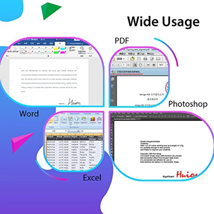 HUION 420 OSU Grafiktablett [inkl. Stift] schwarz - Kompaktes Design, 2048 Druckstufen, ideal für OSU-Spieler – Bild 4