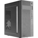 Tacens 2FERROX, ATX Semi-Tower PC Gehäuse aus Stahl, Schwarz, mit 12cm Lüfter, erweiterten Kapazitäten und Frontanschlüssen