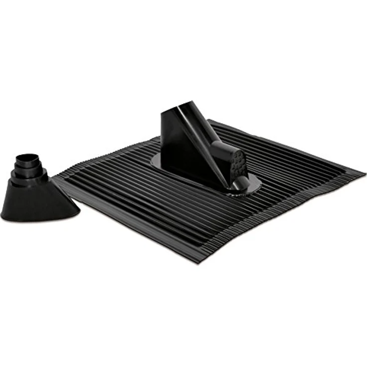 TechniSat Alu Dachziegel Set (mit Gummitülle zur wasserdichten Mast- und Kabeldurchführung 450 x 500mm) schwarz – Bild 2