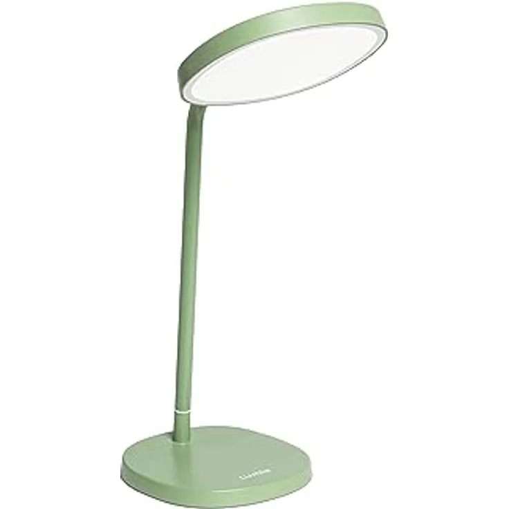 Lumie Task | Vielfältig einstellbare, helle LED-Lichttherapie-Schreibtischlampe gegen den Winterblues, kristallklare Beleuchtung, maximaler Sehkomfort, verbesserte Stimmung und Energie| Sage Green
