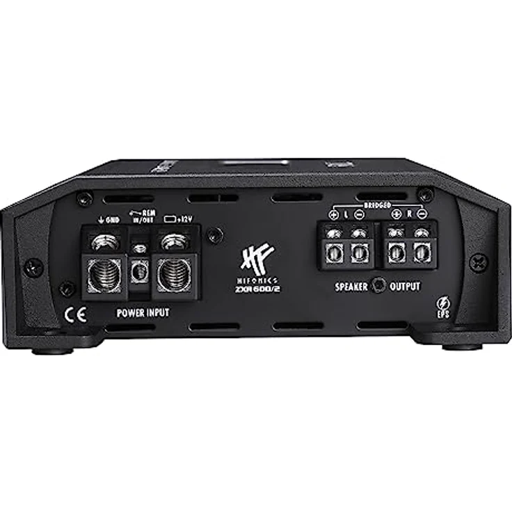 Hifonics ZXR600/2, 2/1 Kanal Class-D Verstärker mit 2x 175/300 Watt RMS, inkl. Bass-Remote, kompakte Abmessungen 23 x 15 x 5 cm – Bild 4