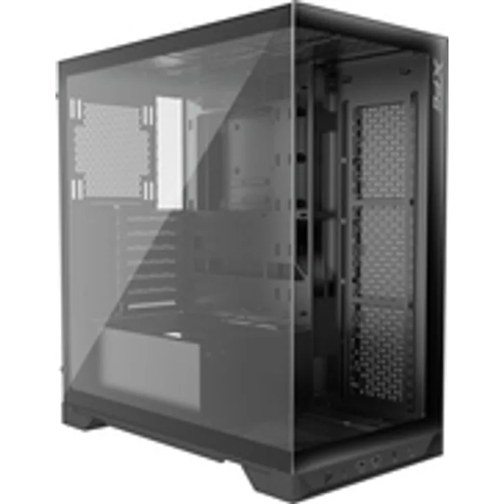 ADATA XPG Geh INVADER X ATX Midi Tower, schwarz, mit gehärtetem Glas, 3x 3,5" Einschübe, unterstützt ATX/ micro ATX/ Mini-ITX, RGB-Beleuchtung