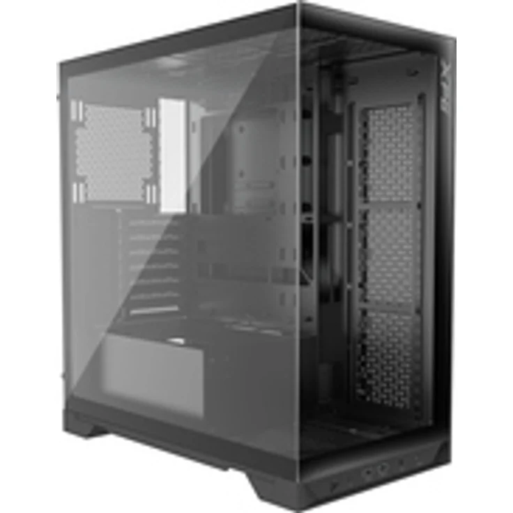 ADATA XPG Geh INVADER X ATX Midi Tower, schwarz, mit gehärtetem Glas, 3x 3,5" Einschübe, unterstützt ATX/ micro ATX/ Mini-ITX, RGB-Beleuchtung