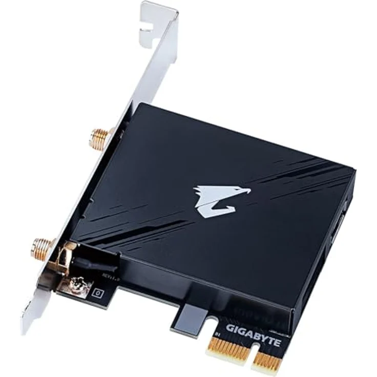 Gigabyte GC-WIFI7 Netzwerkkarte WLAN / Bluetooth 5800 Mbit/s (Mini PCI Express), Schwarz – Bild 2