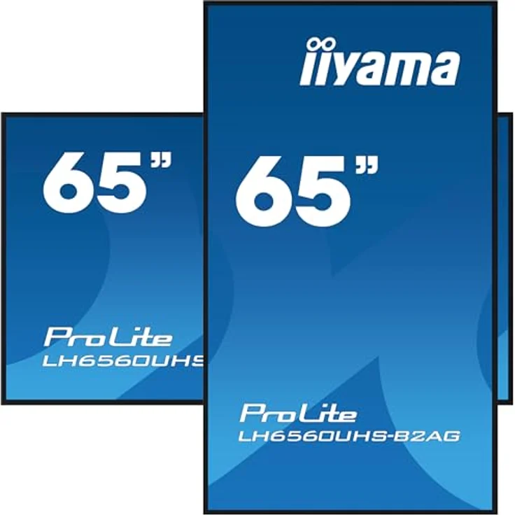 iiyama Prolite LH6560UHS-B2AG 64.5" Digital Signage Display 4K UHD HDMI WiFi 24/7 schwarz – Bild 5