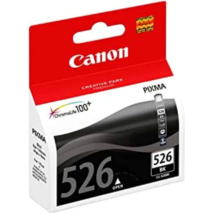 Canon CLI-526 original Tintenpatrone Schwarz für Pixma Inkjet Drucker MX715-MX885-MX895-MG5150-MG5250-MG5350-MG6150-MG6250-MG8150-MG8250-iP4850-iP4950-iX6550 – Bild 2