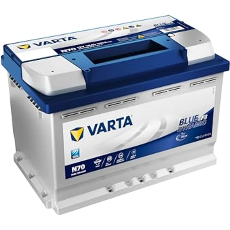 VARTA N70 Blue Dynamic EFB, 70Ah 760A Autobatterie für Start-Stopp-Fahrzeuge, 12V – Bild 2