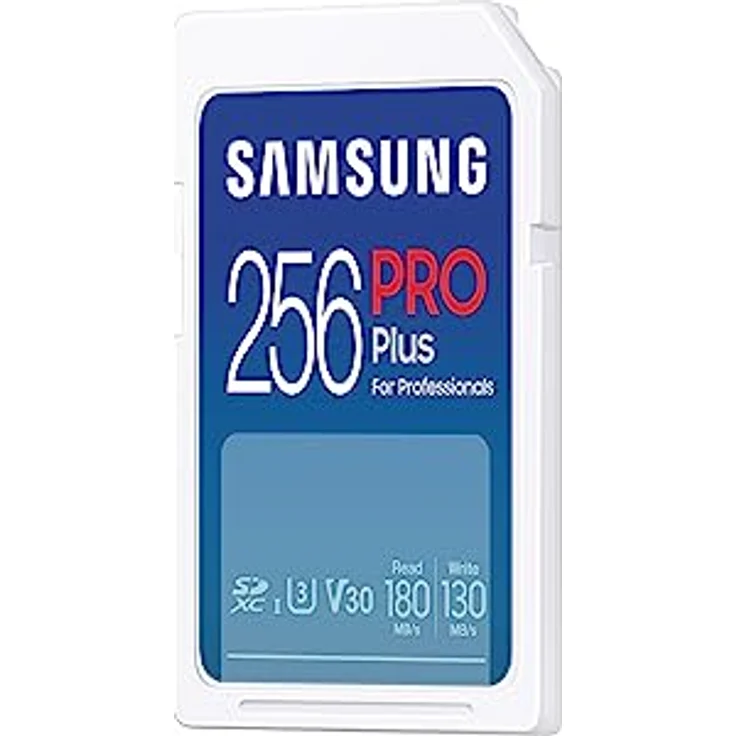 Samsung PRO Plus SD Speicherkarte (MB-SD256S/EU), 256 GB, UHS-I U3, Full HD & 4K UHD, 180MB/s Lesen, 130 MB/s Schreiben, Karte für Spiegelreflexkameras und Systemkameras (2023) – Bild 2