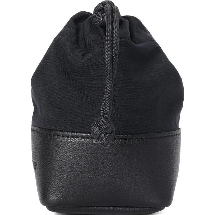 Artisan & Artist ACAM LP 120 BKBK, Objektivtasche aus strapazierfähigem Textil mit eleganten Lederakzenten, Schwarz