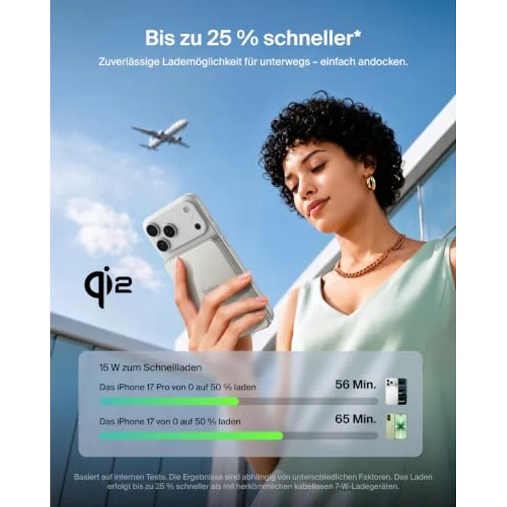 Belkin UltraCharge Pro Semi-Solid-State Powerbank 5000mAh, MagSafe-kompatibel, 15W schnelles Laden – Bild 5