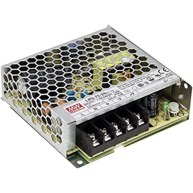 Mean Well LRS-75-12, Schaltnetzteil mit 72 W Leistung, 12 V und 6 A Stromstärke