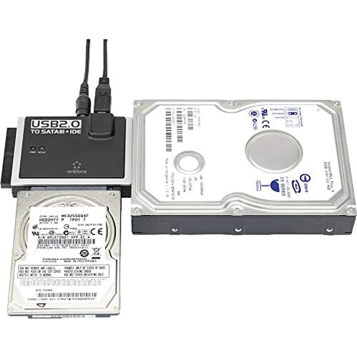 Renkforce USB 2.0 zu IDE+SATA Konverter (1277995) – Bild 4
