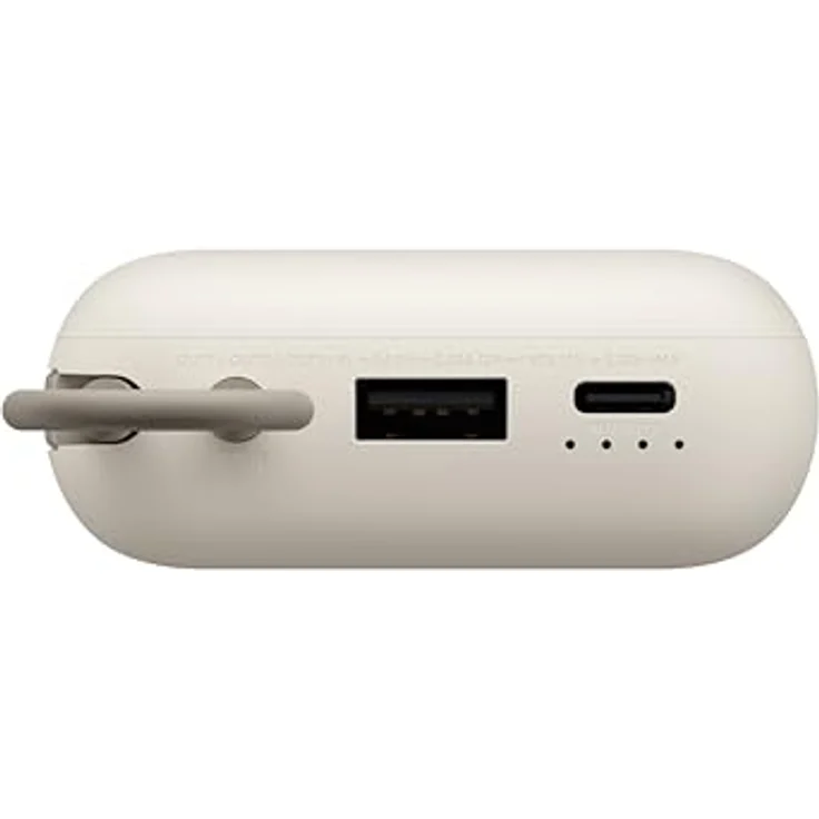 Xiaomi 22.5W Power Bank mit Integriertem Kabel - 10000mAh, Schnellladefunktion, lädt 3 Geräte gleichzeitig, flugtauglich, 4.5 Stunden Ladezeit – stilvoll und funktional, Tan – Bild 5