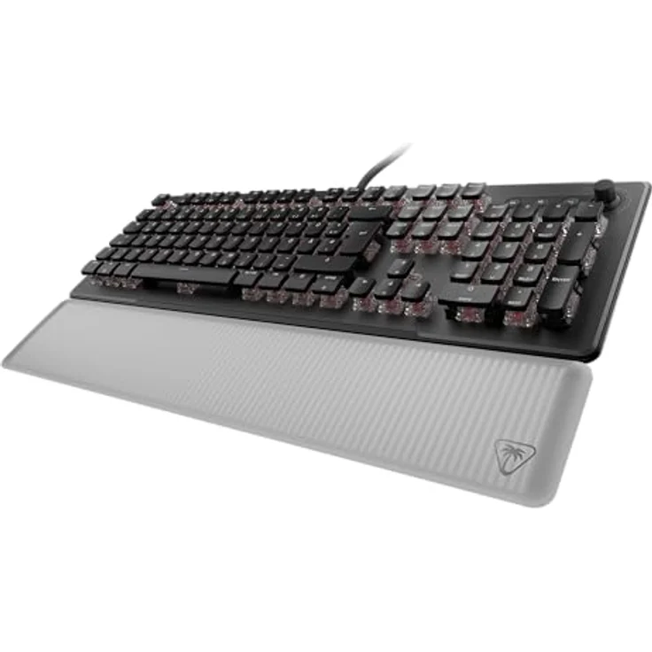 Turtle Beach Vulcan II Max Optisch-mechanische PC-Tastatur, lineare Titan II-Schalter, AIMO-Beleuchtung, Aluminiumplatte – Schwarz – Bild 5
