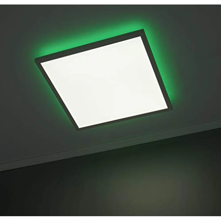 Northpoint LED Deckenpanel mit RGB Hintergrundbeleuchtung (Quadrat 45x45cm) - Dimmbar, Nachtlichtfunktion, warmweiß/kaltweiß – Bild 4
