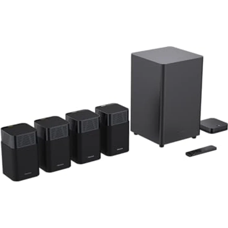 Hisense HT Saturn Heimkino-System mit Dolby Atmos, DTS:X, Devialet-Tuning & Raumkalibrierung für 3D Surround Sound – Bild 10