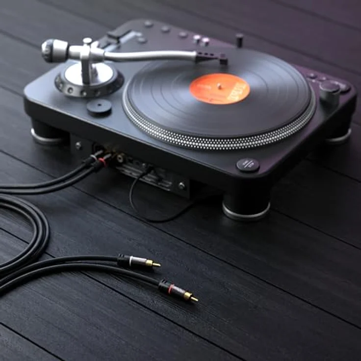 KabelDirekt - Cinch Audio Kabel - 10m - (Koaxialkabel geeignet für Verstärker, Stereoanlangen, HiFi Anlagen & andere Geräte mit Cinch Anschluss, 2 Cinch zu 2 Cinch) – Bild 4