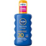 NIVEA SUN Schutz & Pflege Sonnenspray LSF 30 Citracell-Protect, wasserfestes Sonnencreme Spray mit Vitamin C & Hyaluron, 48h Feuchtigkeit, 200 ml