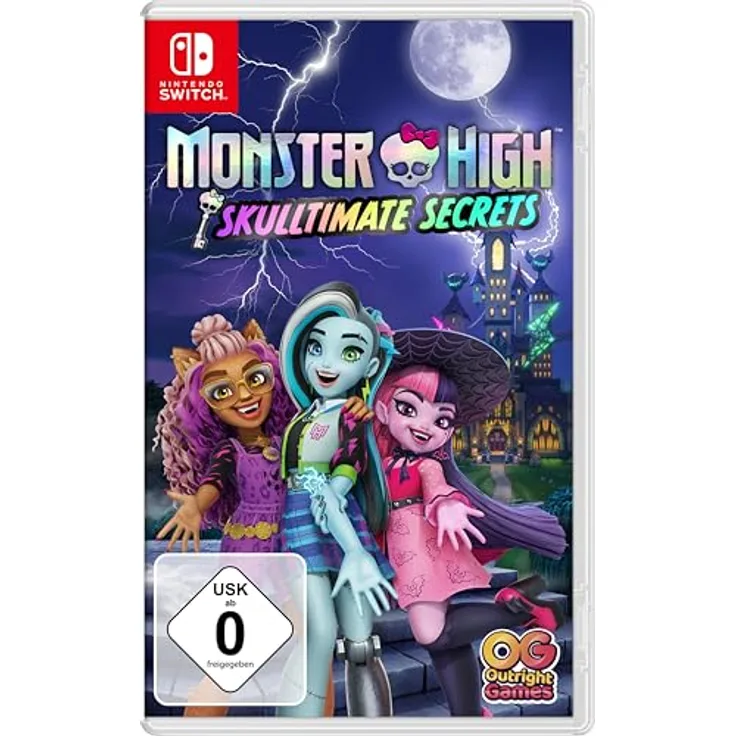 Outright Games Monster High: Skulltimate Secrets - Switch, Nintendo Switch Game mit individuellem Charakter und monsterhaften Geheimnissen