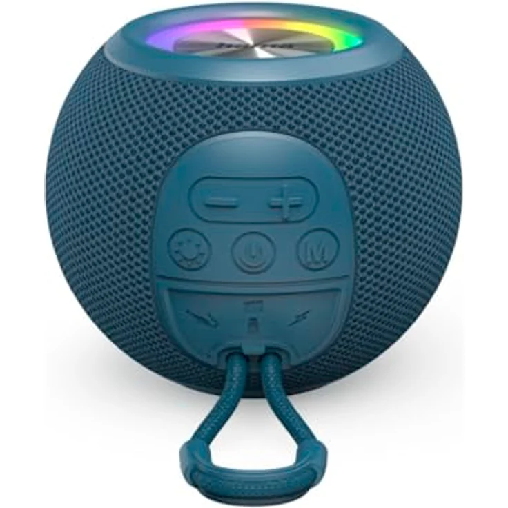 Hama Bluetooth® Speaker Ball Shape, 5 W Leistung, 5 Lichtmodi, blau – Bild 2