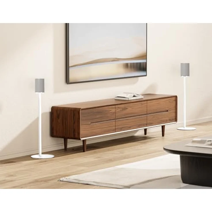 my wall Sonos Era100 Bodenständer – HS42L, 2er Pack, für Sonos Era100, mit Kabelmanagement, Zeitloses Design, perfekte Ergänzung für Ihr Wohnzimmer – Bild 2