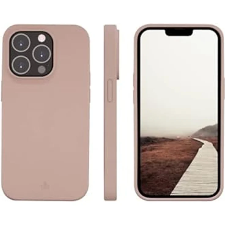 Dbramante1928 Costa Rica Schutzhülle für iPhone 14 – Stoßfeste weiche Silikon-Schutzhülle aus recyceltem und recycelbarem GRS-zertifiziertem Kunststoff – Rosa – Bild 4