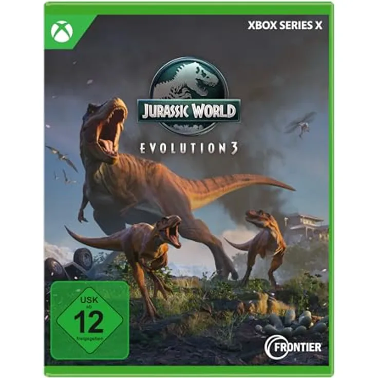 Fireshine Games Jurassic World Evolution 3, Xbox Series X-Spiel mit über 80 Dinosaurierarten, epischer Kampagne und Vorbesteller-Bonuspaket