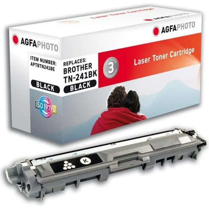 AGFAPHOTO Aptbtn241be (BK), Toner, umweltfreundlich und wiederaufbereitet, schwarz