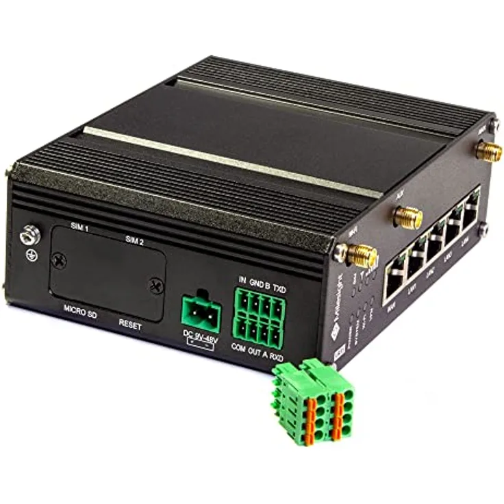 Milesight 4G Industrial Router UR35 Pro WiFi4, Dual SIM Redundancy, RS232/RS485 Interface, WiFi4 - 802.11b/g/n