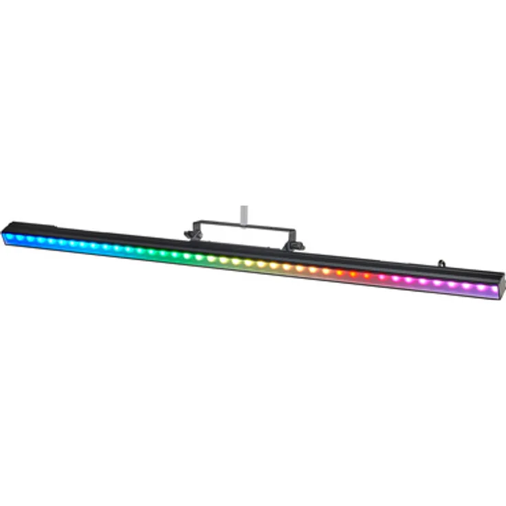 Stairville LED Pixel Rail 40 RGB MKII, LED Pixel Effekt Leiste mit 40 Tri-Colour RGB SMD LEDs, Schwarz, DMX/ArtNet Unterstützung