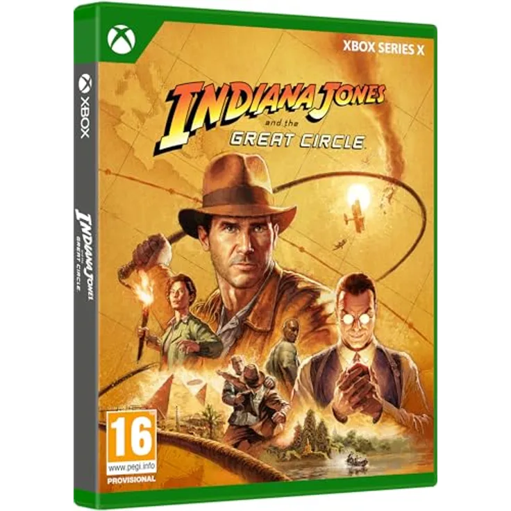 Xbox Indiana Jones und der große Kreis, Ego-Einzelspieler-Abenteuer mit DLC und digitalem Artbook für Xbox Serie X