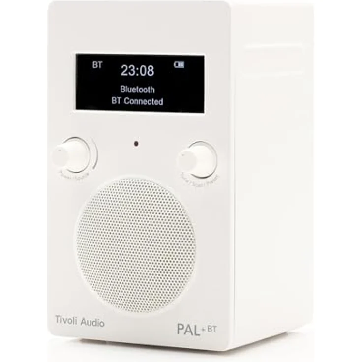 Tivoli Audio PAL+ BT (Gen 3), Tragbares FM-Radio mit Bluetooth 5.0 und USB-C, weiß – Bild 4