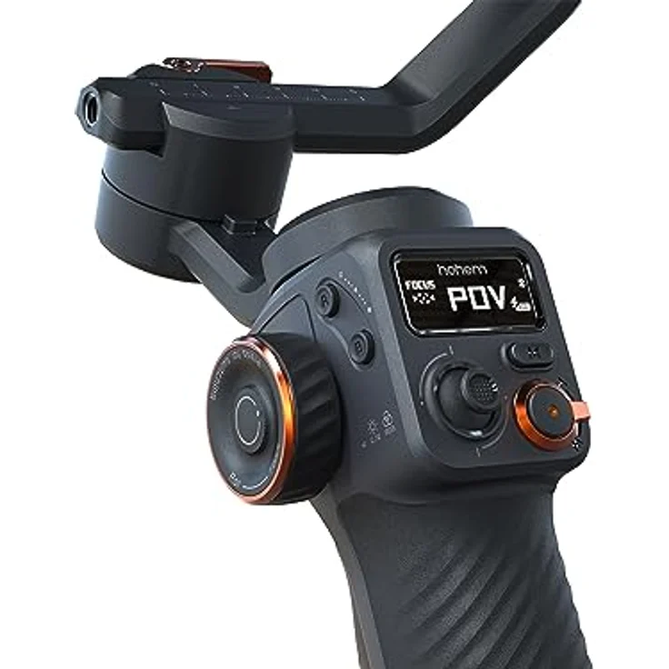 Hohem iSteady M6 Kit Premium Gimbal, 3-Achsen Smartphone-Stabilisator mit AI-Gesichtssensor und OLED-Bildschirm – Bild 4