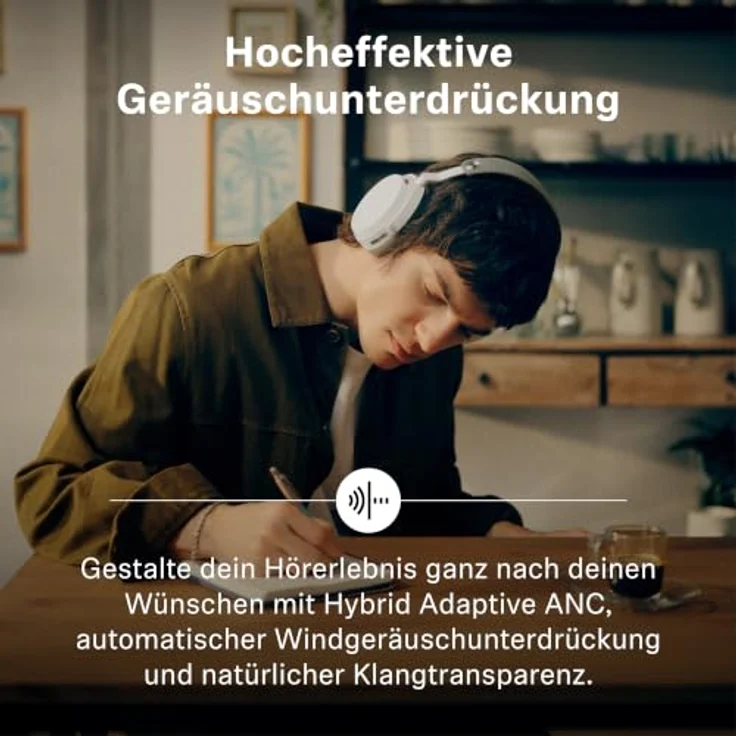 SENNHEISER MOMENTUM 5, Over-ear Kopfhörer mit Noise Cancellation und 57 Stunden Akkulaufzeit, Bluetooth Schwarz – Bild 4