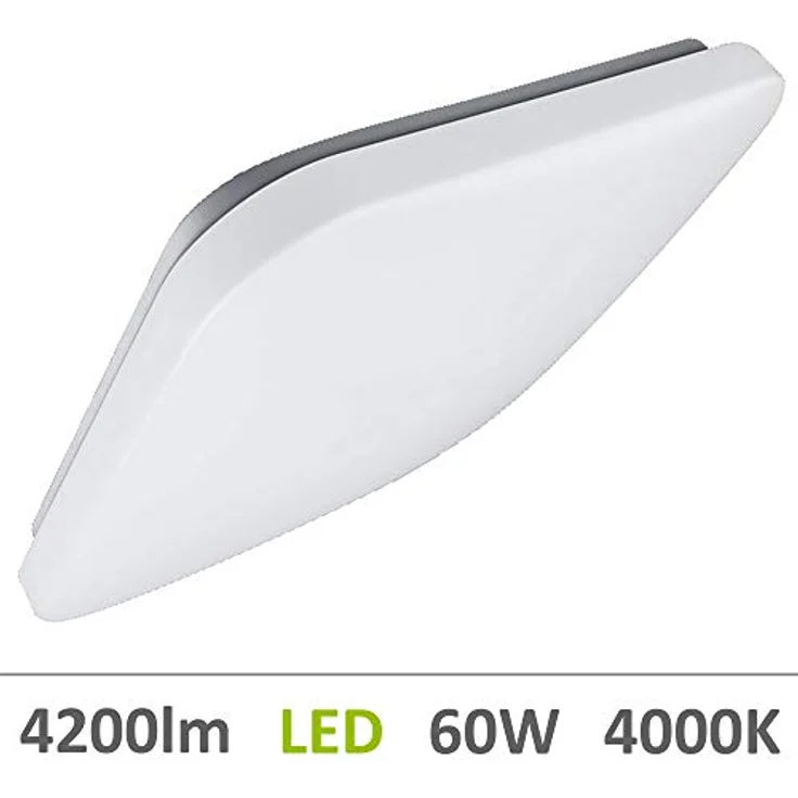 Maxkomfort LED Deckenleuchte GALA-S 32W eckig Deckenlampe 4000K Neutralweiß - Moderne Smarte Deckenbeleuchtung – Bild 3
