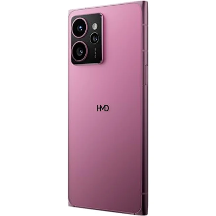 HMD Skyline Smartphone (8GB RAM/256GB Speicher, 4600 mAh Akku, 6,55“ pOLED Display, 50 MP Selfie + 108MP Hauptkamera, Android 14, 5G, IP54 zertifiziert, Quick Fix Design) Neon Pink – Bild 4