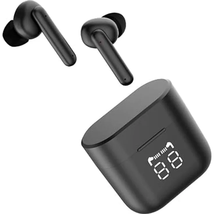 iMIKI T13 Kopfhörer, kabellose Bluetooth Kopfhörer mit 20 Stunden Standby-Zeit, schwarz
