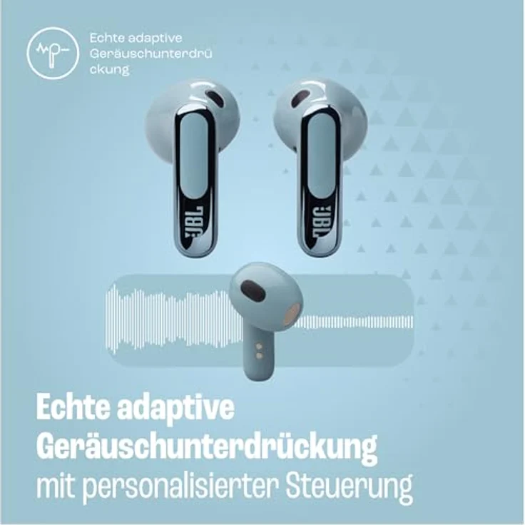 JBL LIVE FLEX 3 wireless In-Ear-Kopfhörer, Adaptive Noise-Cancelling, Hi-Res, True Adaptive Noise Cancelling, IP54, Personi-Fi 3.0 – Bild 6
