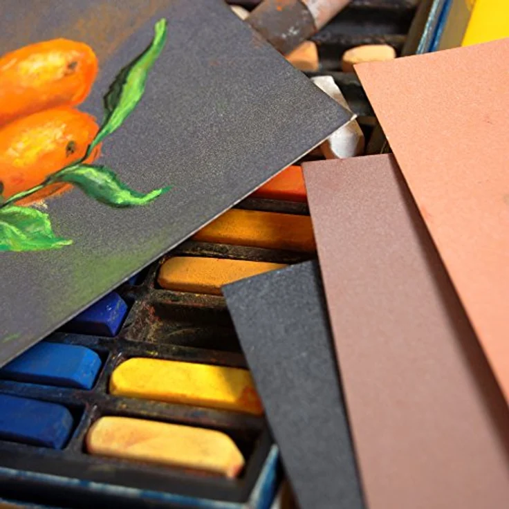 Clairefontaine Pastelmat Papier, Bastelpapier für Trockene Techniken, 360 g/m², 70x100 cm, pH-neutral und säurefrei – Bild 15