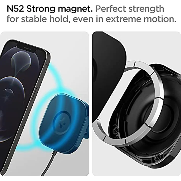 Spigen MagSafe-Ladegerät ITS35W, Magnetische Smartphone Halterung, Schwarz – Bild 6